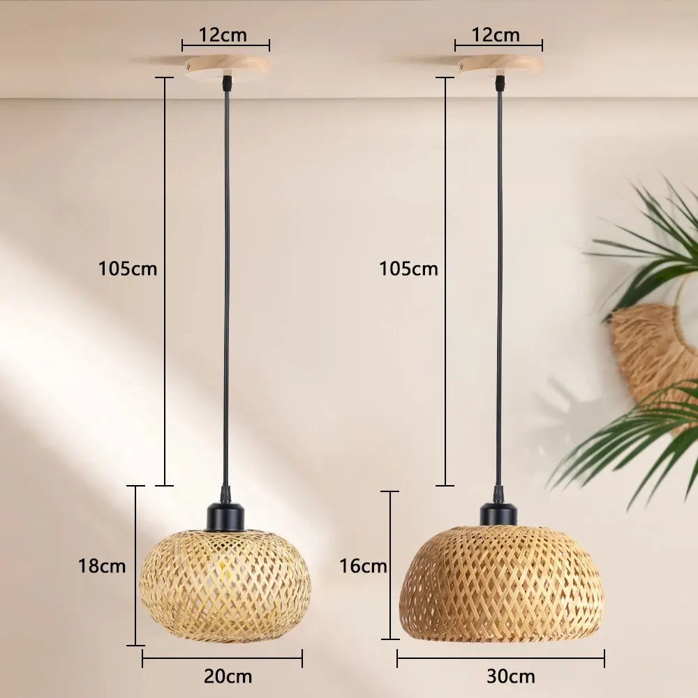 Bamboo Ceiling Light