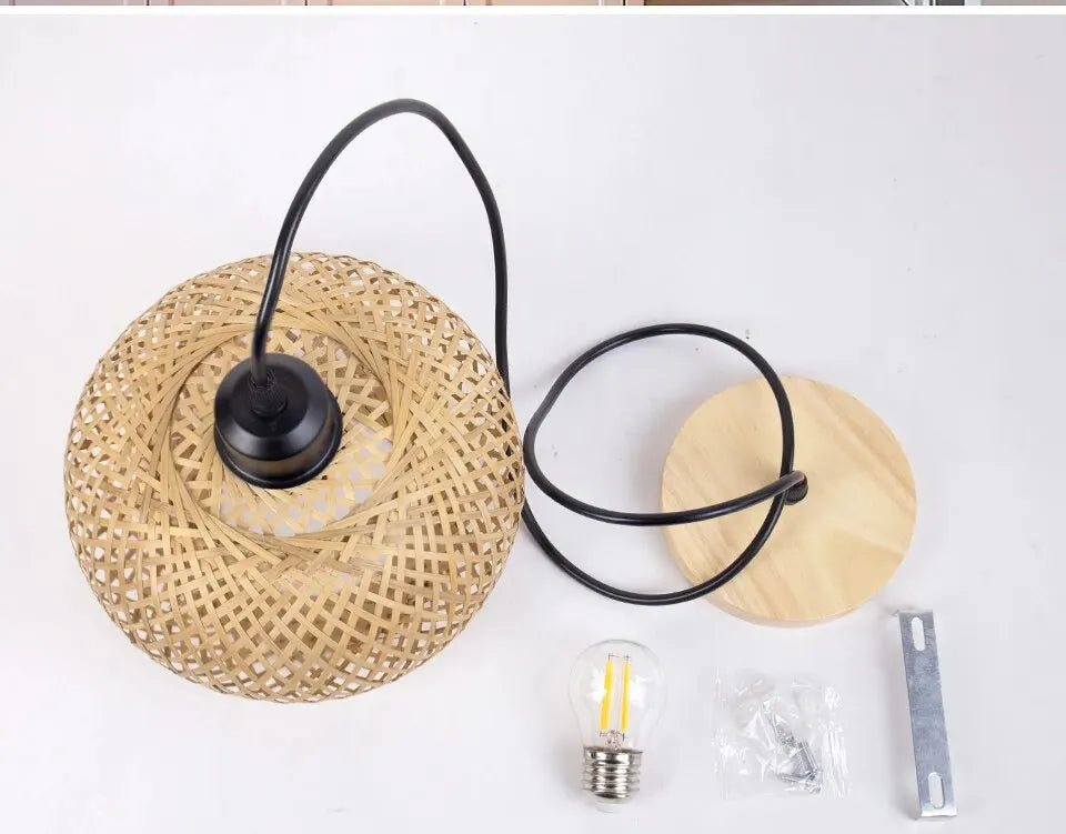 Bamboo Ceiling Light