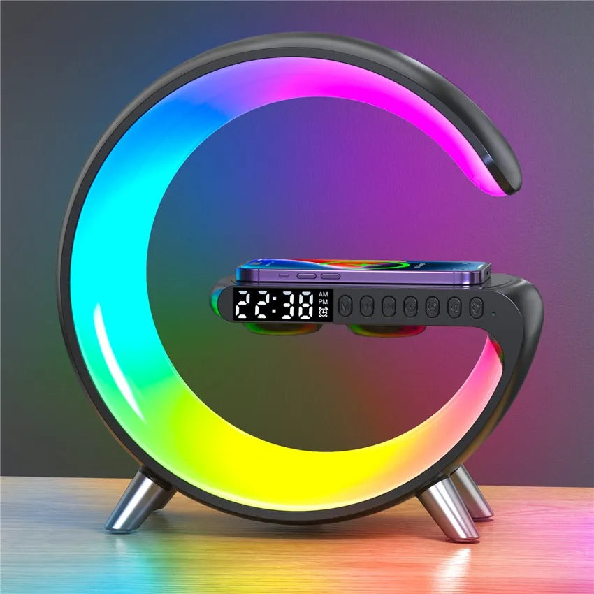 Smart Speaker Atmosphere Light and Wireless Charger