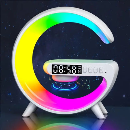 Mini Speaker Atmosphere Light and Wireless Charger