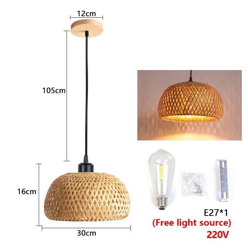 Bamboo Ceiling Light